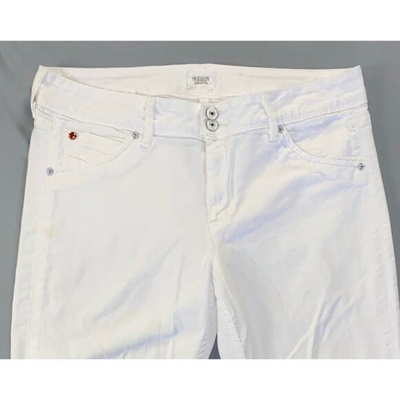 Hudson Collin Mid-Rise Skinny Rolled Flap Pocket Stretch Denim Jeans. Women's 32 - Picture 2 of 5